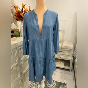 Tommy Hilfiger Blue Midi Dress